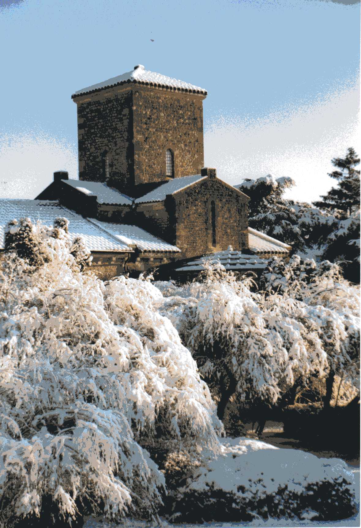 Eglise sous la Neige  - Crédit photo : 2