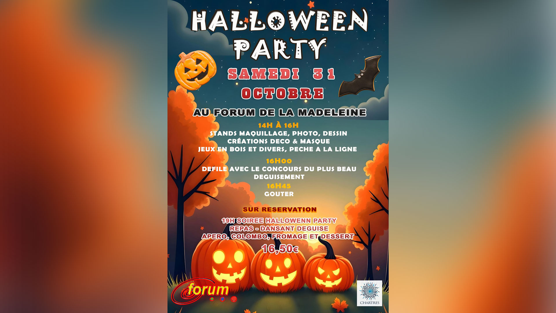 Halloween Party 2026 à Chartres